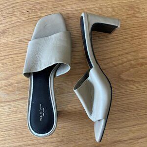 Rag & Bone Women's Tan and Cream Mules